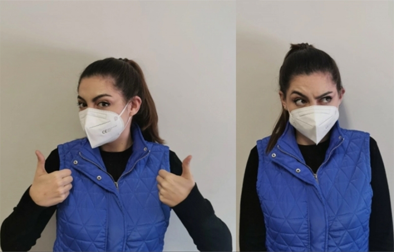 COVID-19: Proper use of the mask on the face